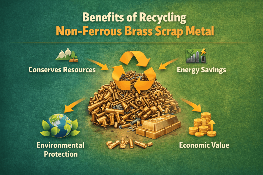 Benefits of Recycling Non-Ferrous Brass Scrap Metal - Botany Recycling