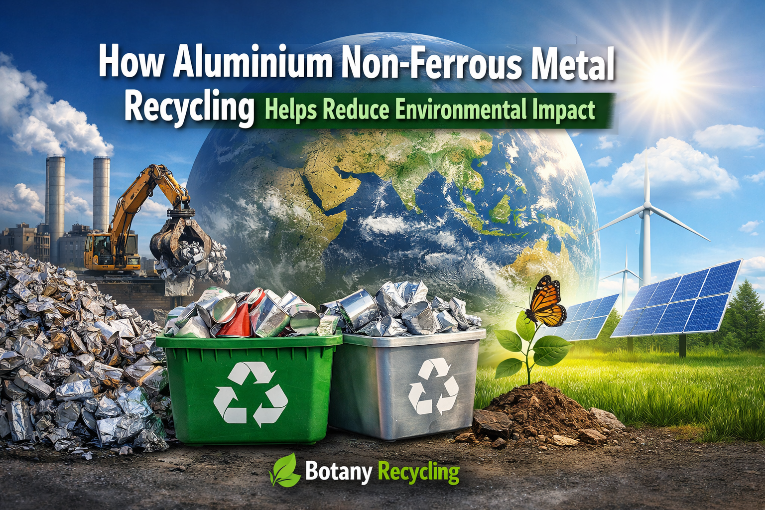 Aluminium scrap recycling services - Botany Recycling
