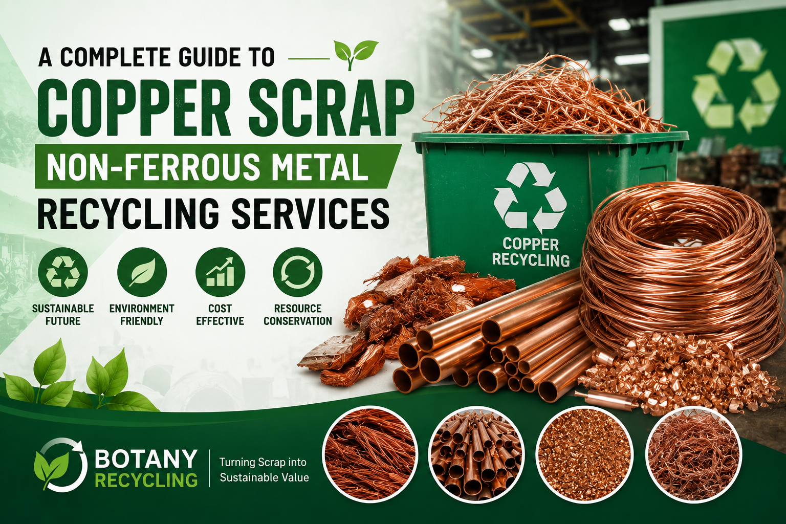 A Complete Guide to Copper Scrap Non-Ferrous Metal Recycling Services - Botany Recycling
