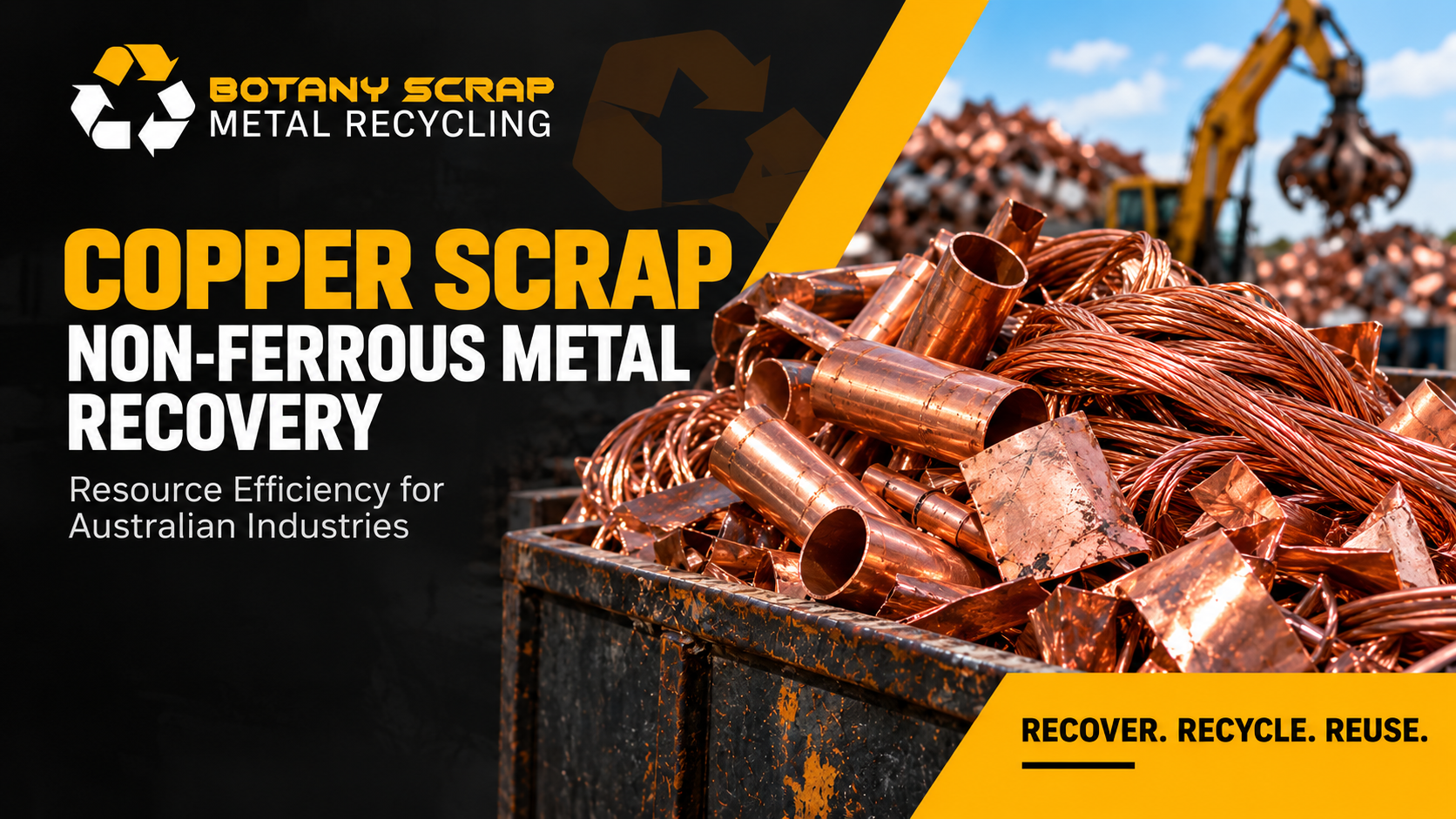 How Copper Scrap Non-Ferrous Metal Recovery Strengthens Resource Efficiency in Australian Industries - Botany Recycling